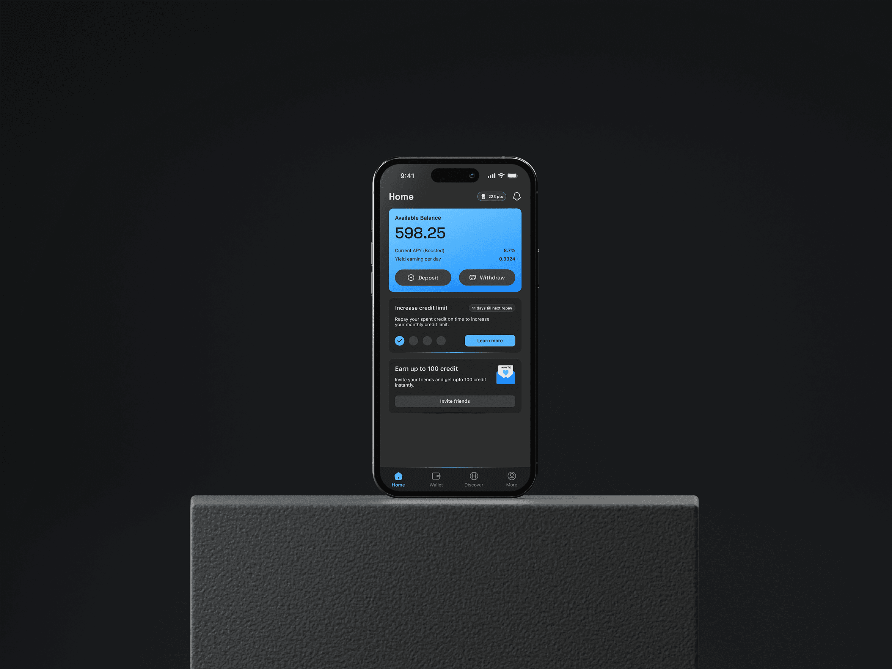SOHO Mobile App Interface